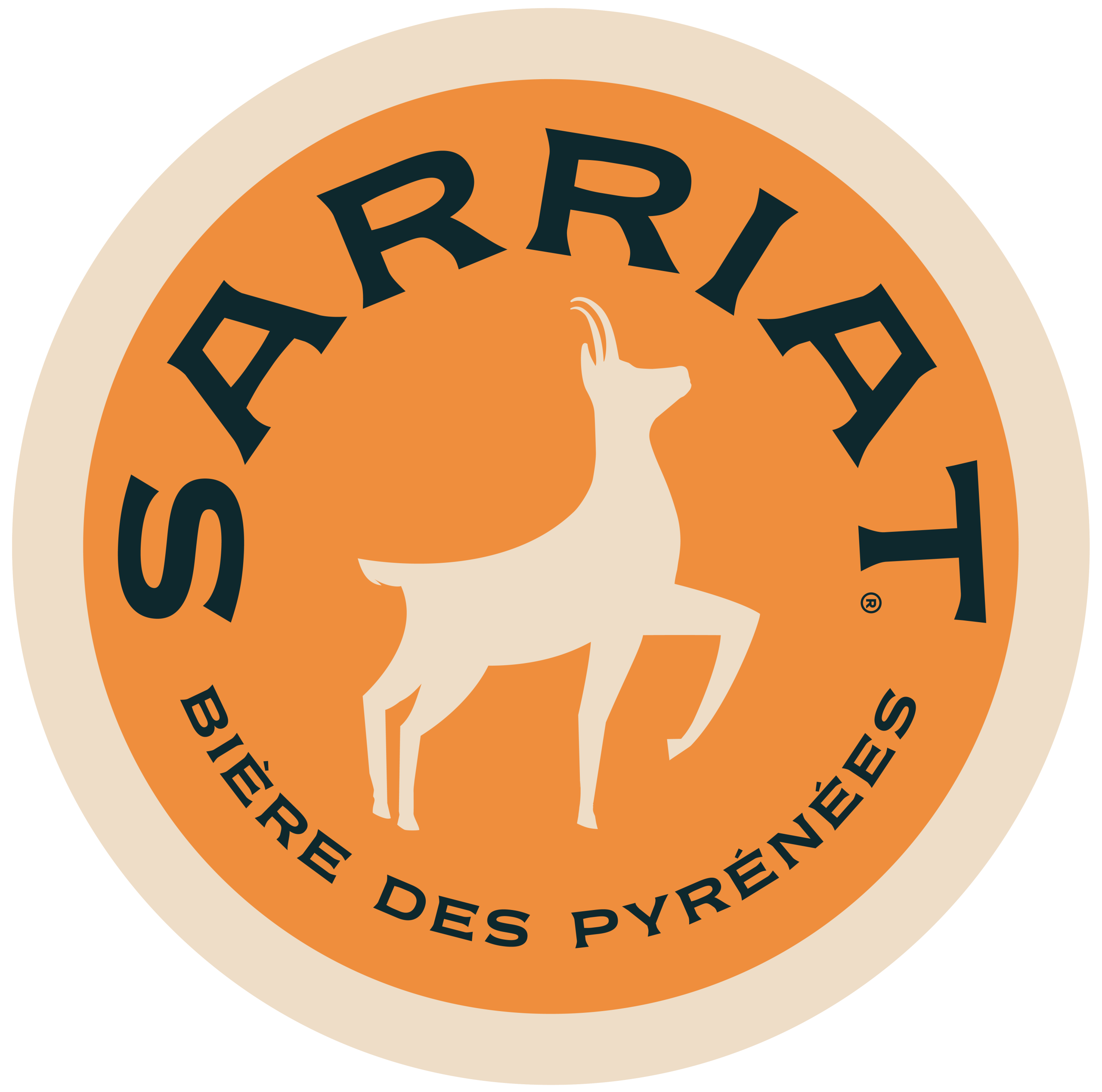 LOGO SARRIAT ROND ORANGE